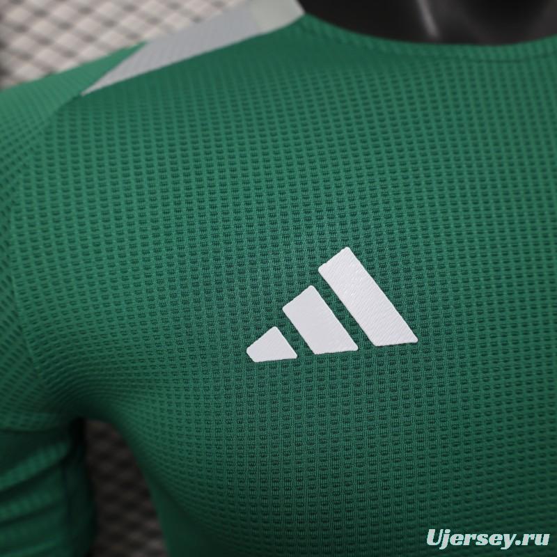 Player Version 2025 Algeria Green with Solid Color Jersey
