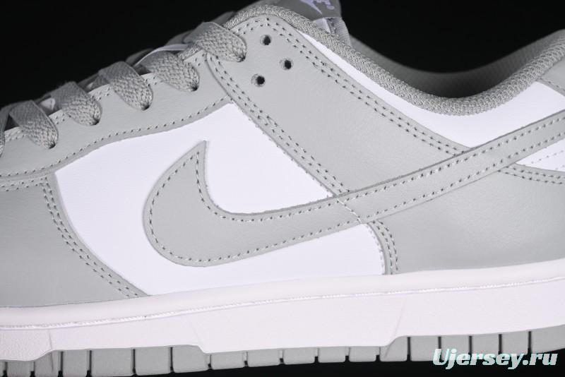 Nike SB Dunk Low White Grey Low-Top Casual Skate Shoes - HF5441-105