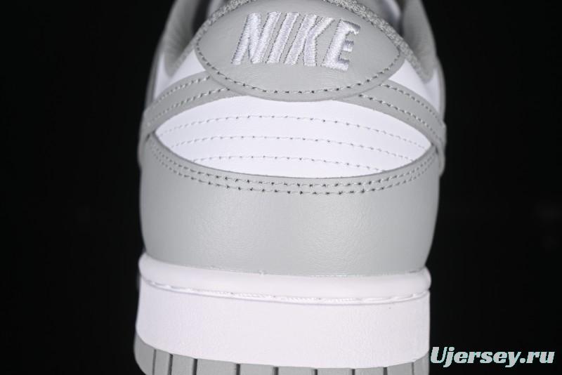 Nike SB Dunk Low White Grey Low-Top Casual Skate Shoes - HF5441-105