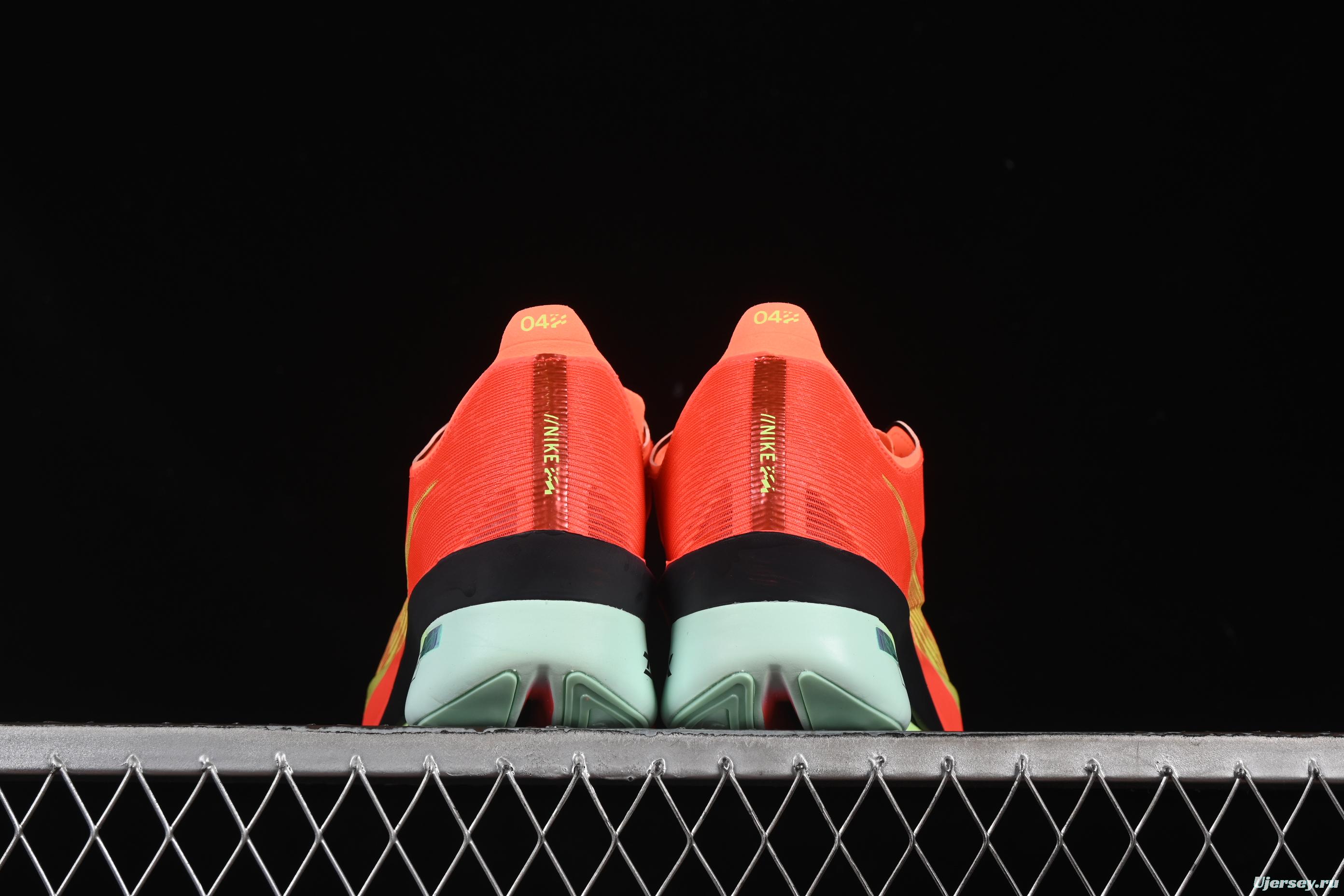 Nike ZoomX Vaporfly NEXT% 4 Marathon Series Road Racing Ultra-Light Cushion Running Shoes - HF6414-600