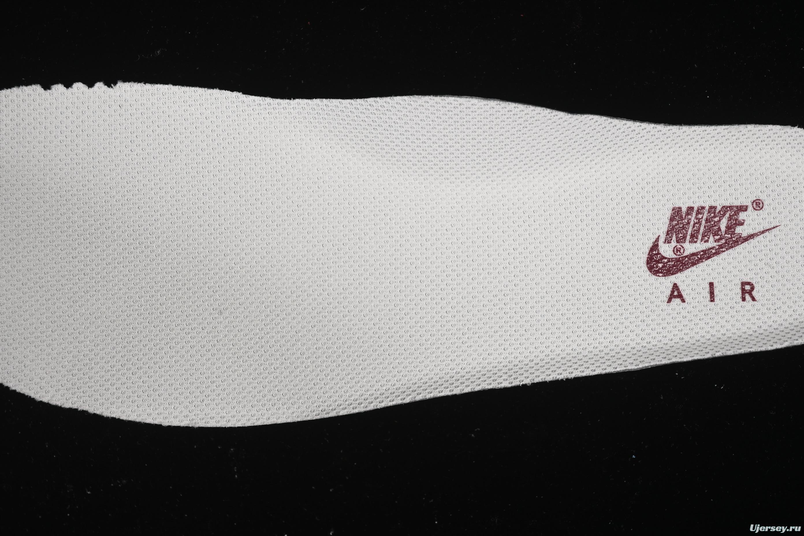 Nike Air Force 1'07 Low "Dream" Casual Sneakers with White Wine Red Swoosh - DR2024-105