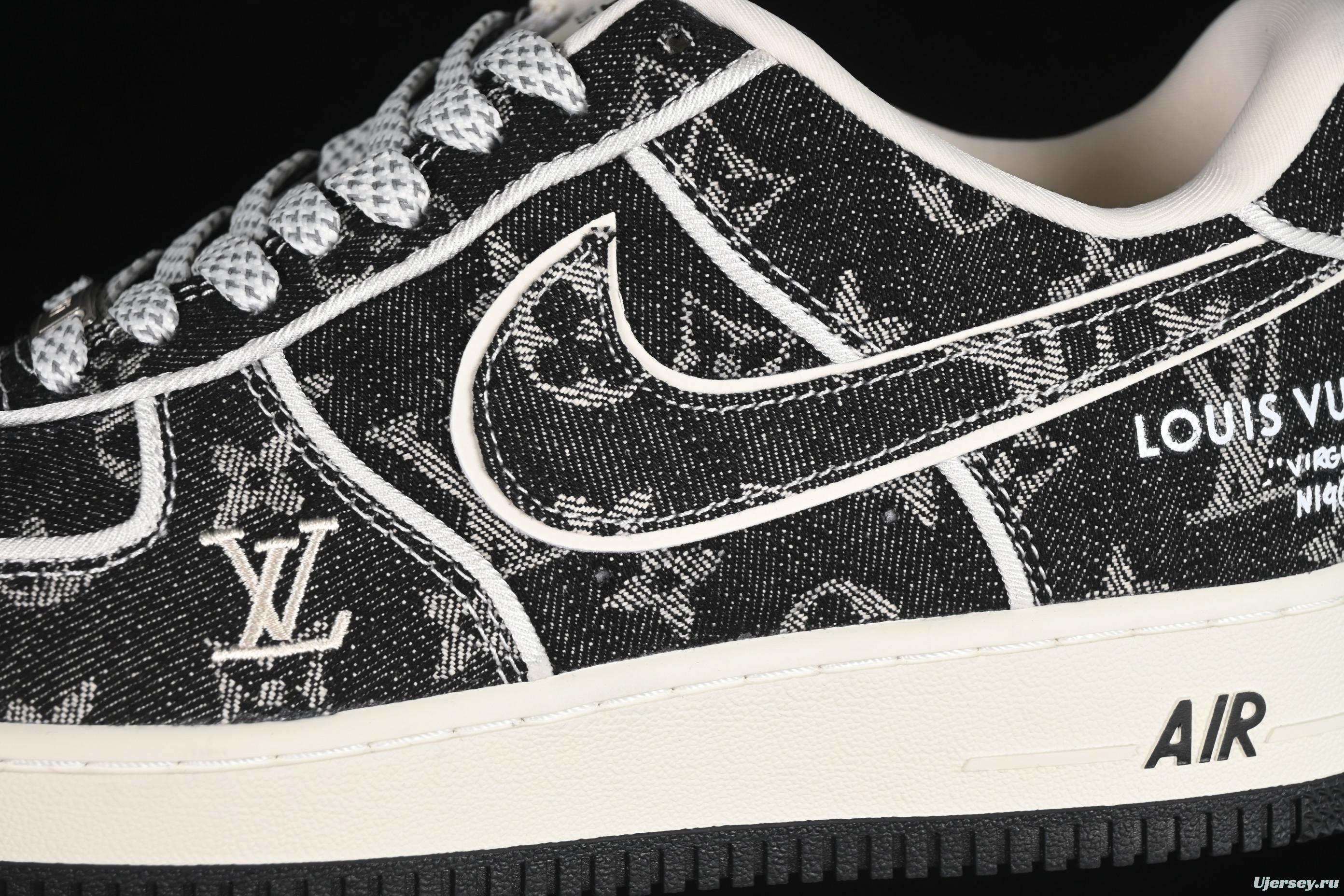 Nike Air Force 1'07 Low LV Collaboration Dark Denim Low-Top Casual Sneakers - SC9207-531