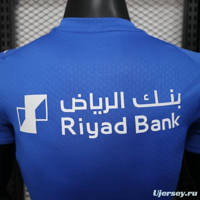 Player Version 25/26 Al Hilal Home Jersey
