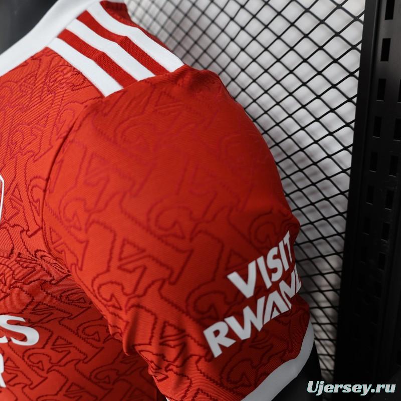 Player Version 25/26 Arsenal Red Pre-Match Special Jersey
