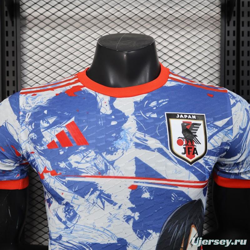 Player Version Japan National Team Special Edition Attack on Titan Mikasa Ackerman Anime Collaboration Jersey
