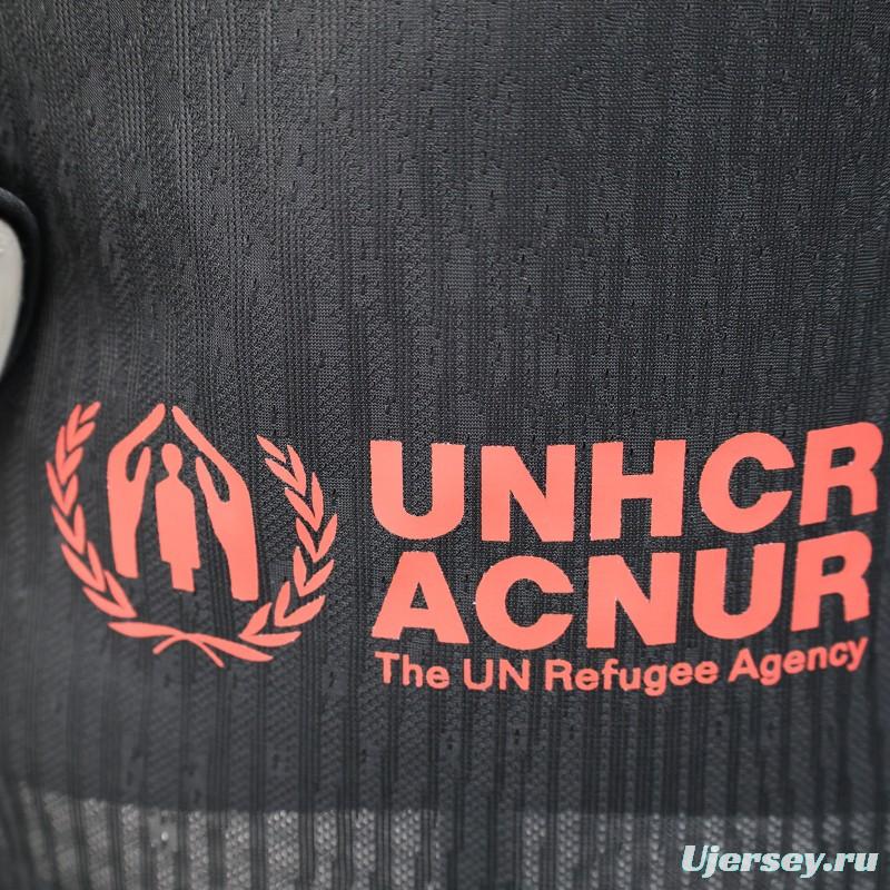 Player Version 24/25 Barcelona x Travis Scott Away Black Jersey With Red Sponsor