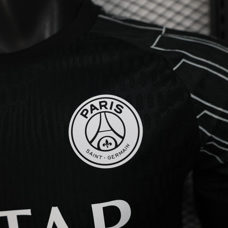 Player Version 25/26 PSG Black Goalkeeper Jersey