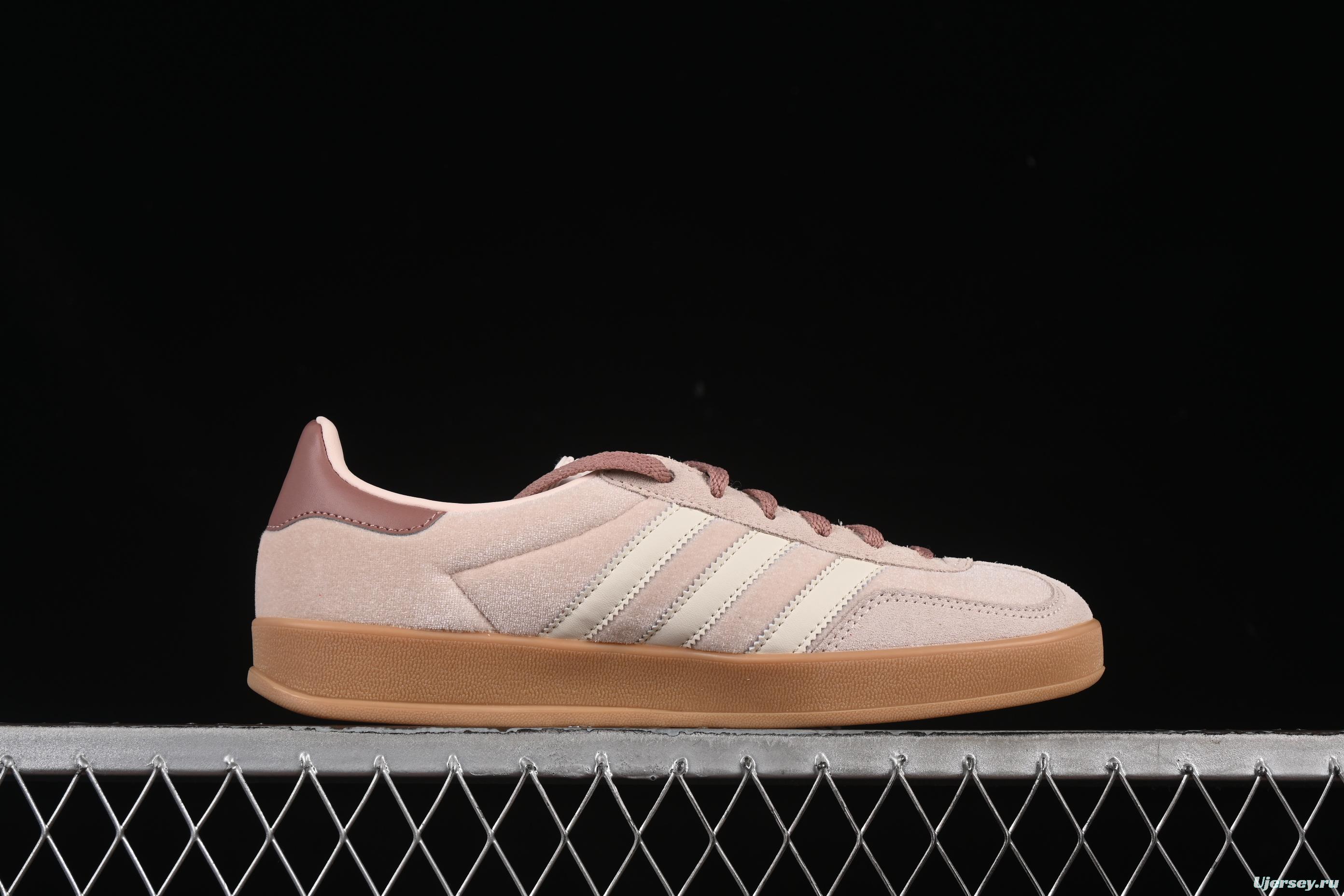 Adidas Originals Gazelle Indoor Retro Casual Slip-Resistant Wear-Resistant Low-Top Sneakers - JR0232