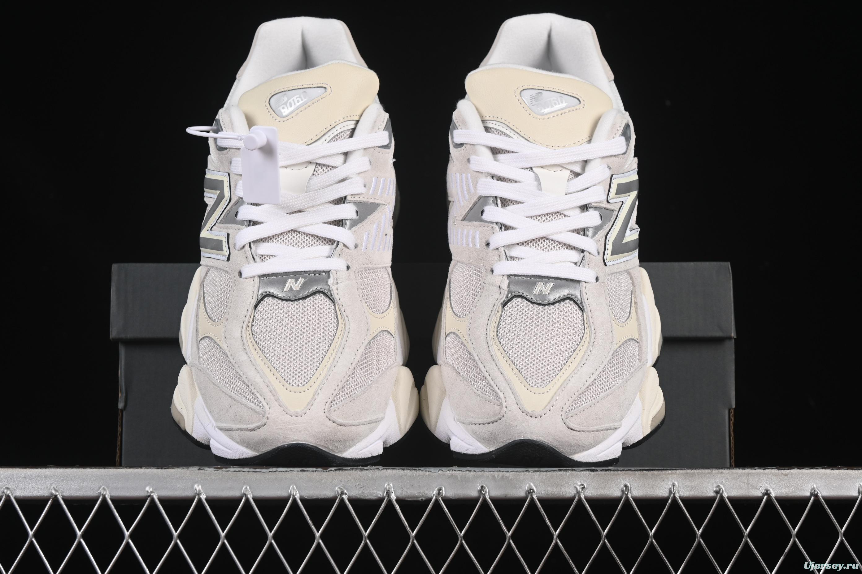 New Balance Joe Freshgoods x New Balance 9060 Retro Running Shoes with ABZORB Cushioning - U9060WHT