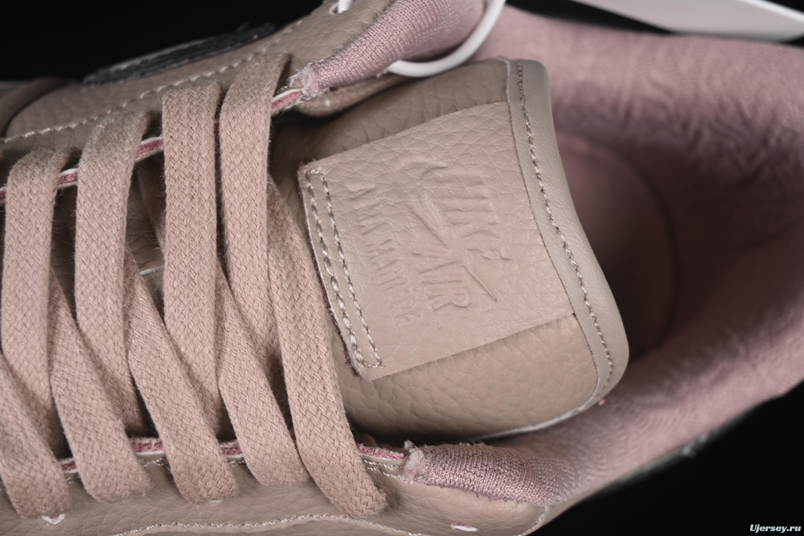 Nike A Ma Maniére x Air Force 1'07 Low Casual Sneakers with Premium Leather and Signature Lining - HF4084-200