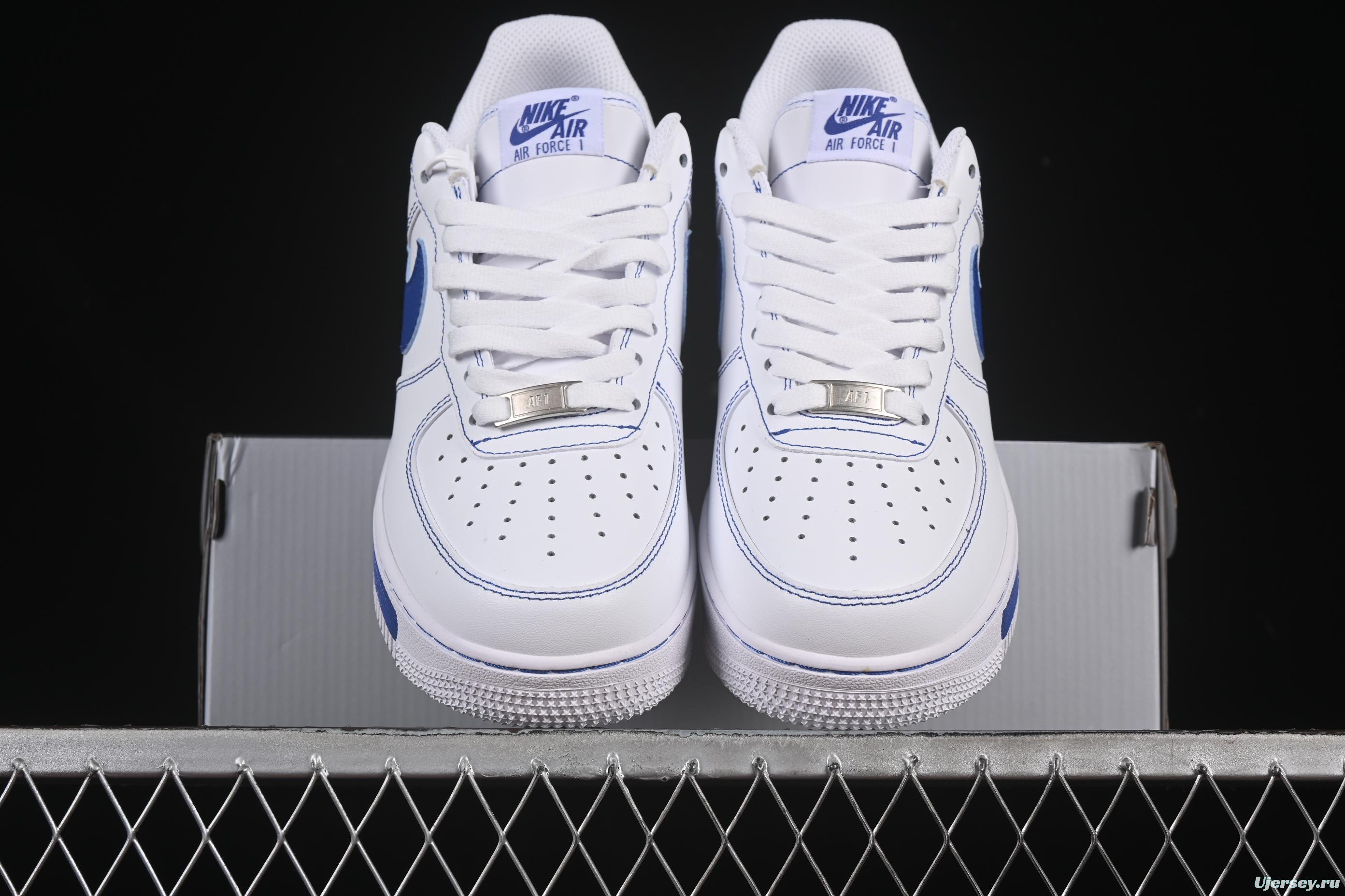 Nike Air Force 1'07 Low Casual Sneakers in Blue Ocean - ZH0316-083
