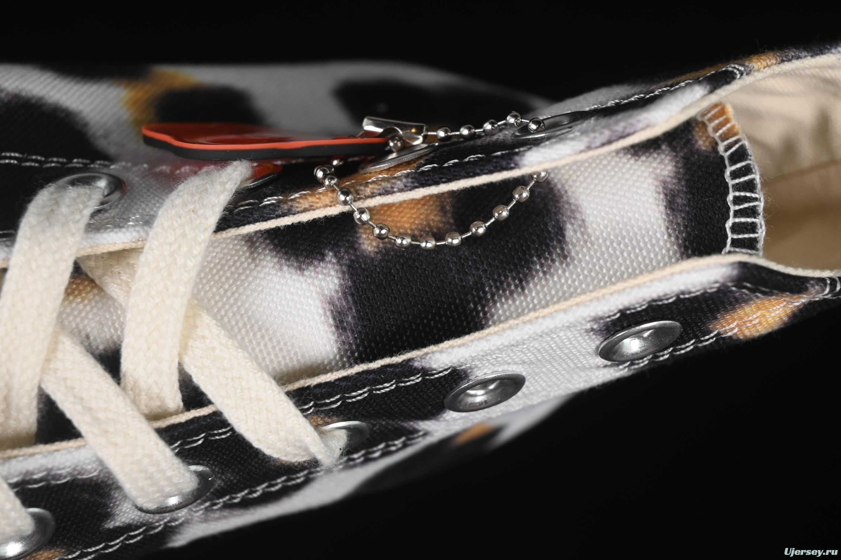 Kenzo Chuck Taylor Ox Hana Leopard Cypress High Top Sneakers - A14788C