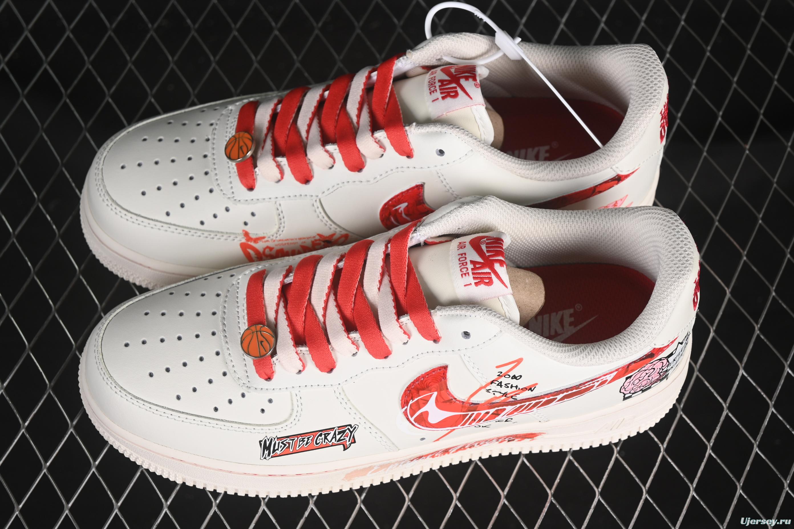 Nike Air Force 1'07 Low "Love Brain" 520 Series Limited Casual Sneakers - SD2023-024