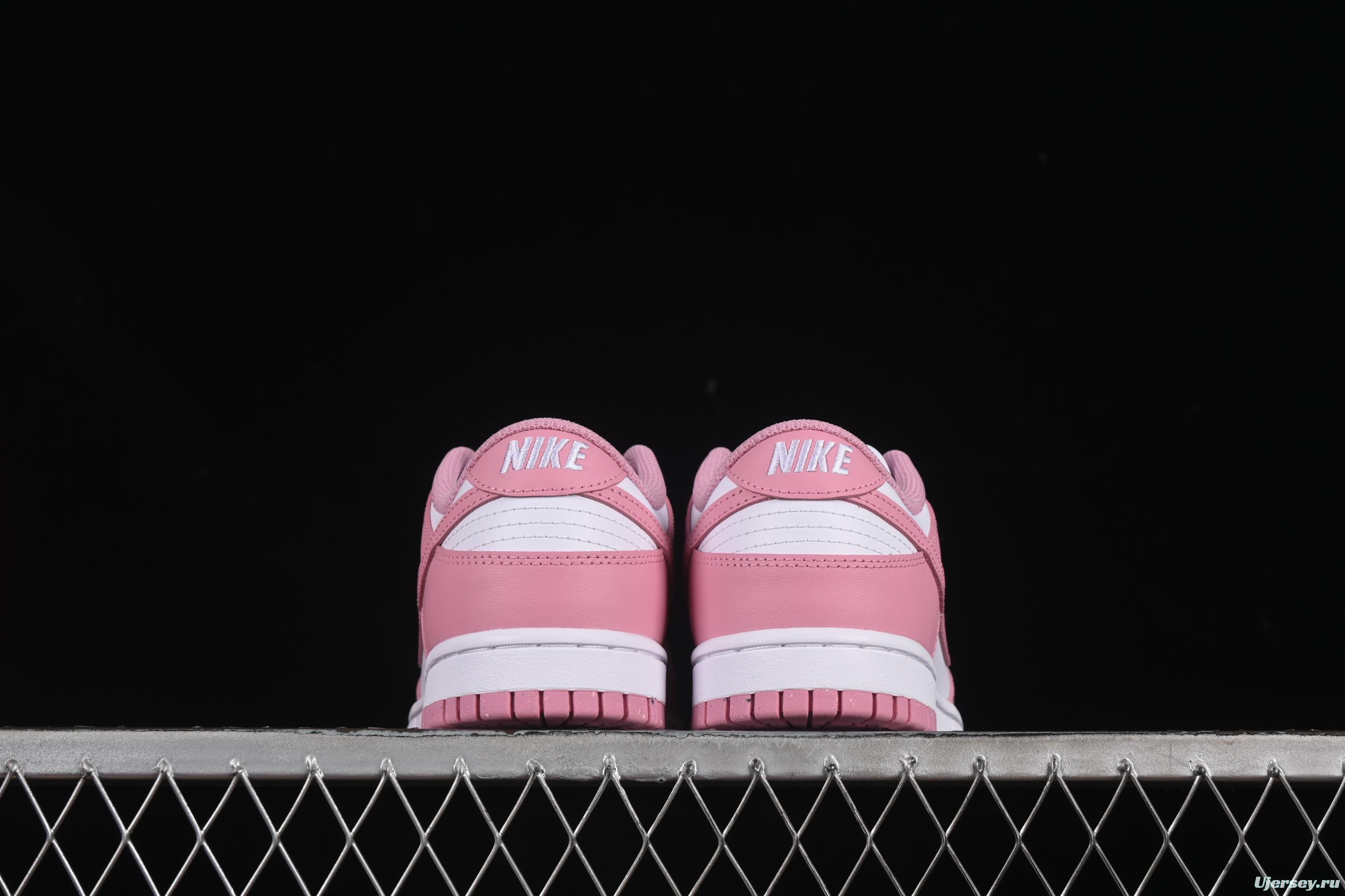 Nike Dunk Low White Pink Low-Top Casual Skate Shoes - DD1873-112