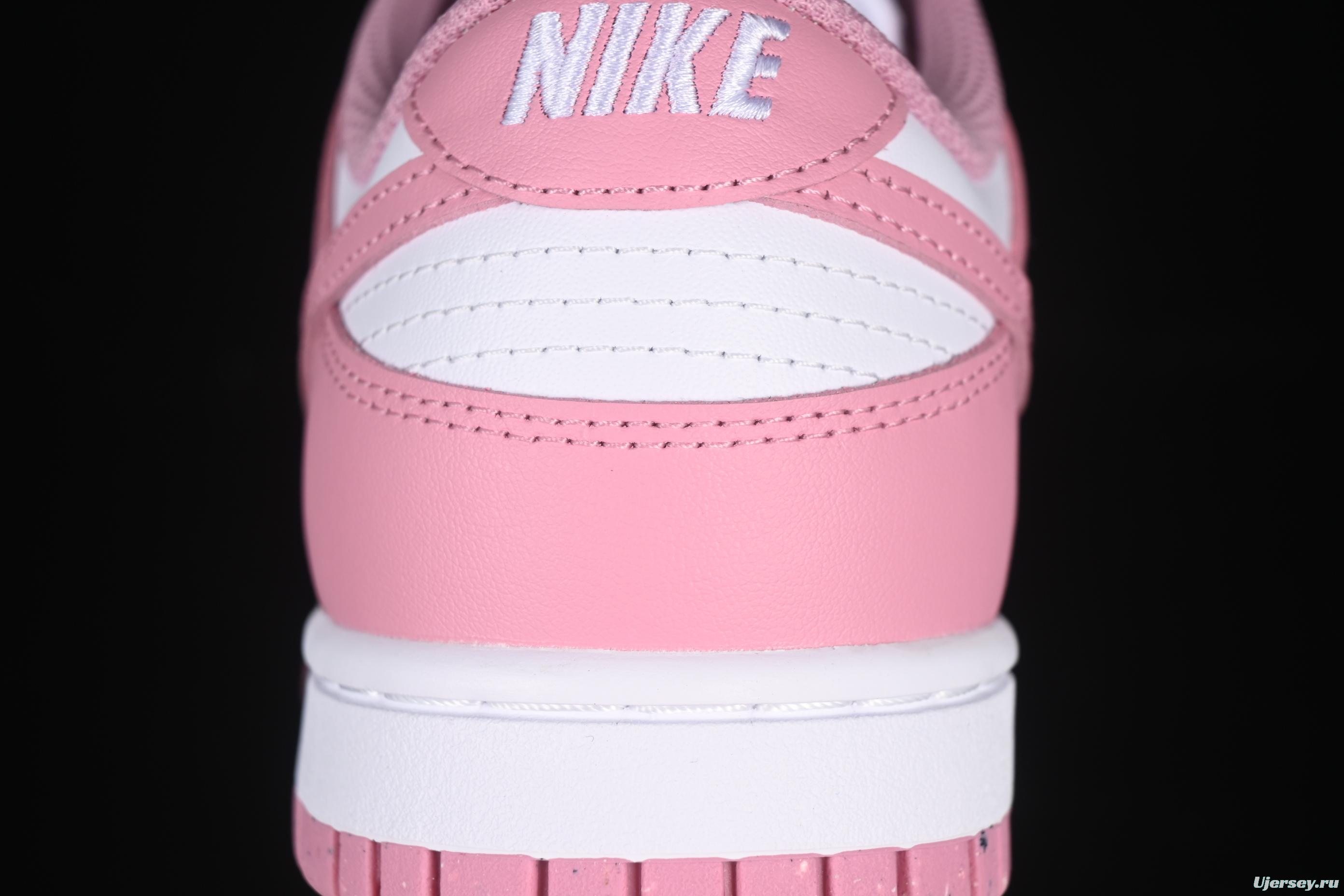 Nike Dunk Low White Pink Low-Top Casual Skate Shoes - DD1873-112