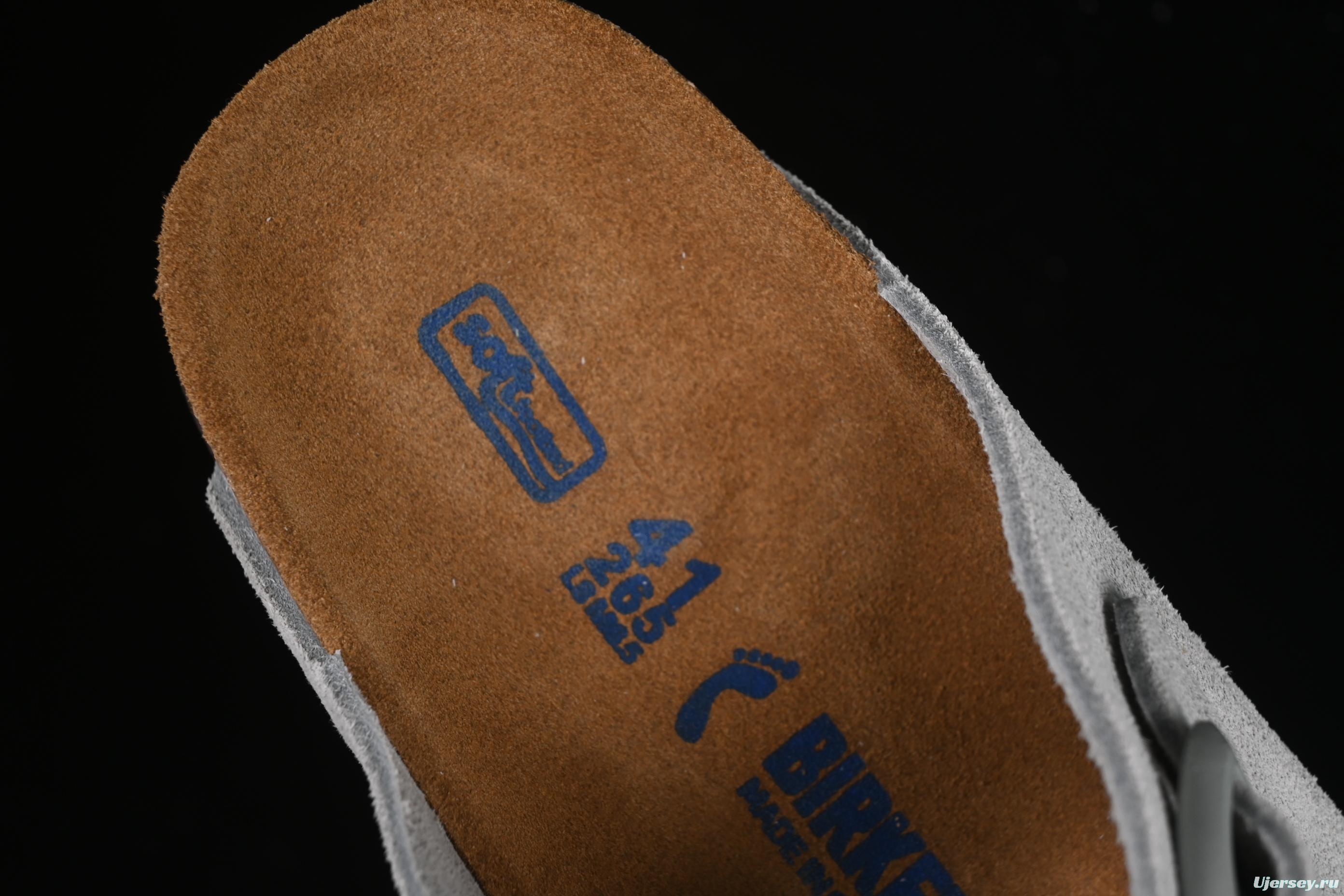 Birkenstock Sandals with Soft Suede Leather and Lambswool Insole - G.D4
