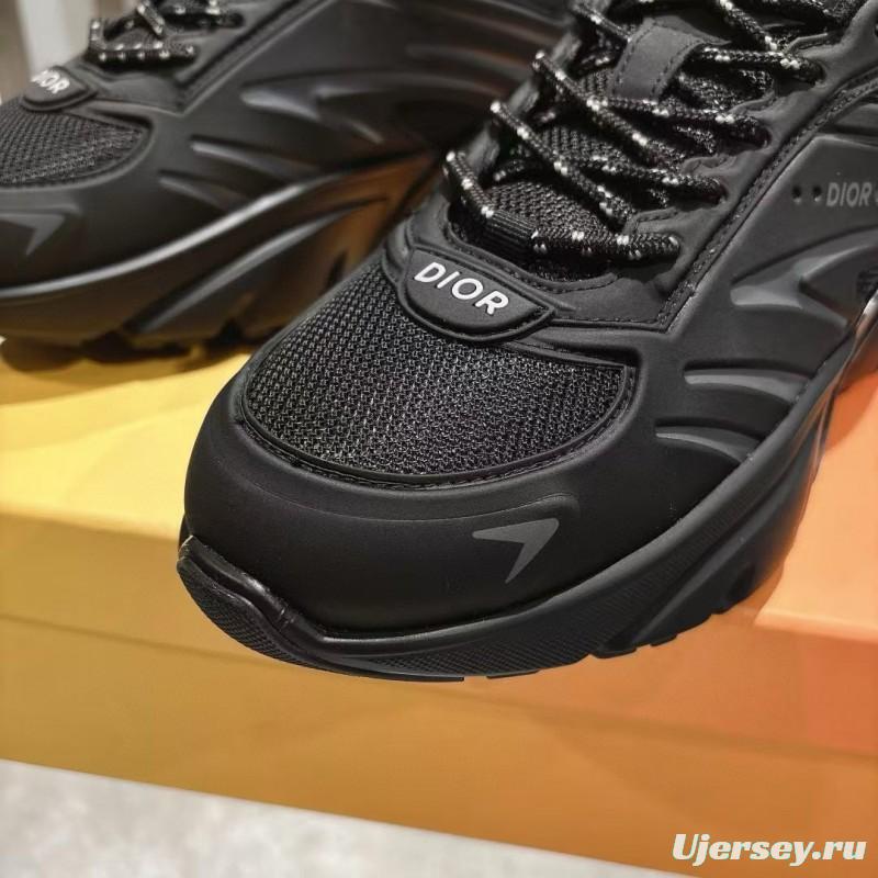 2024 Unisex Dior Black Mesh Sneakers MJ00360