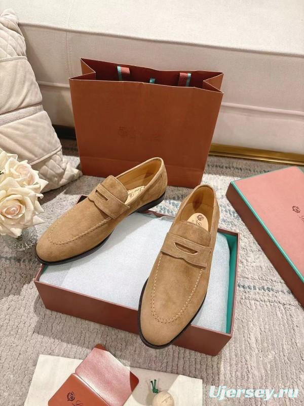 2025 Women LP Tan Suede Loafer LY00320