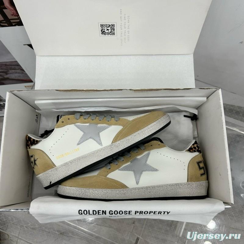 2024 Unisex GGDB White Beige Grey Suede Leather Low-Top Sneakers MJ00260