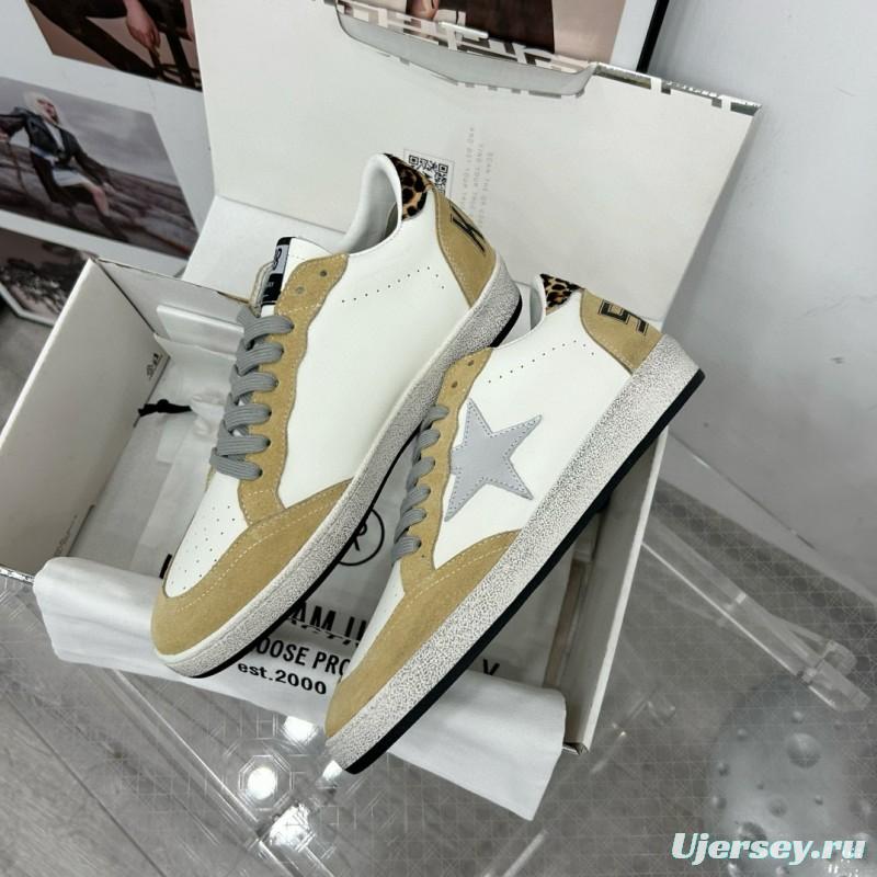 2024 Unisex GGDB White Beige Grey Suede Leather Low-Top Sneakers MJ00260