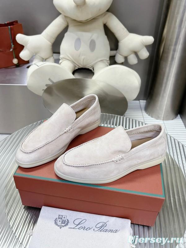 2025 Men LP Beige Suede Loafers