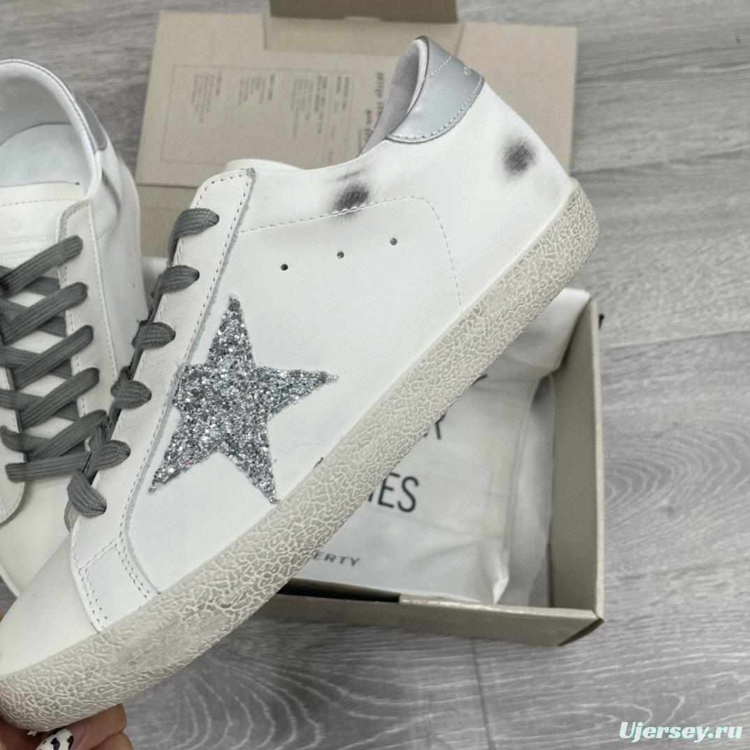 2025 Men GGDB White Grey Leather Sneakers SUPER STAR
