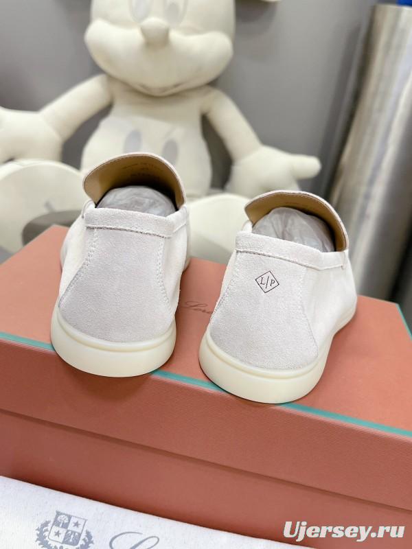 2025 Men LP White Suede Loafer LY00260