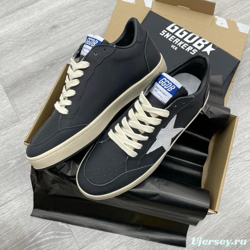 2024 Unisex GGDB Black White Leather Sneakers MJ00260