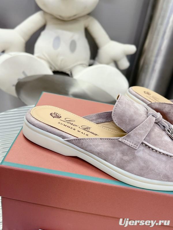 2024 Slippers LP gray suede slip-on MJ00270