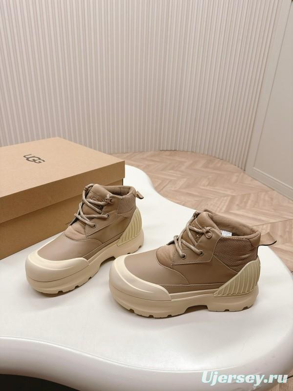 2024 Women UGG beige mesh leather Hiking Boot MJ00320