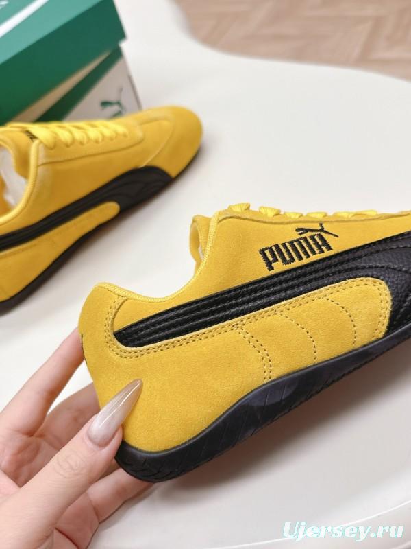 2025 Women Puma Yellow Suede Speedcat Sneakers LY00280