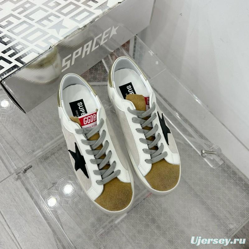 2025 Women GGDB White Black Beige Leather Suede Sneakers