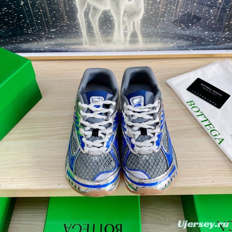 2025 Unisex BV Blue Grey Mesh Leather Running Shoes LY00310