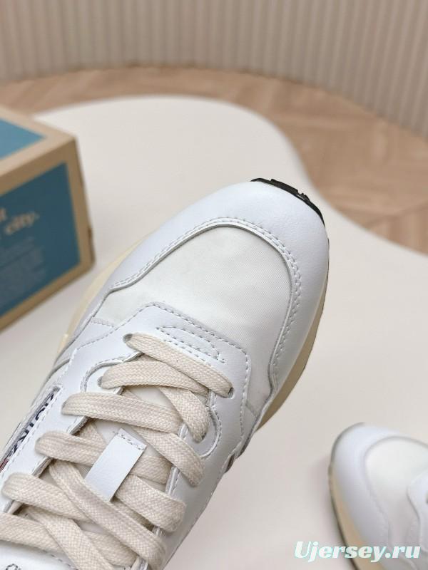 2024 Unisex Autry White Green Black Leather Mesh Sneakers MJ00330