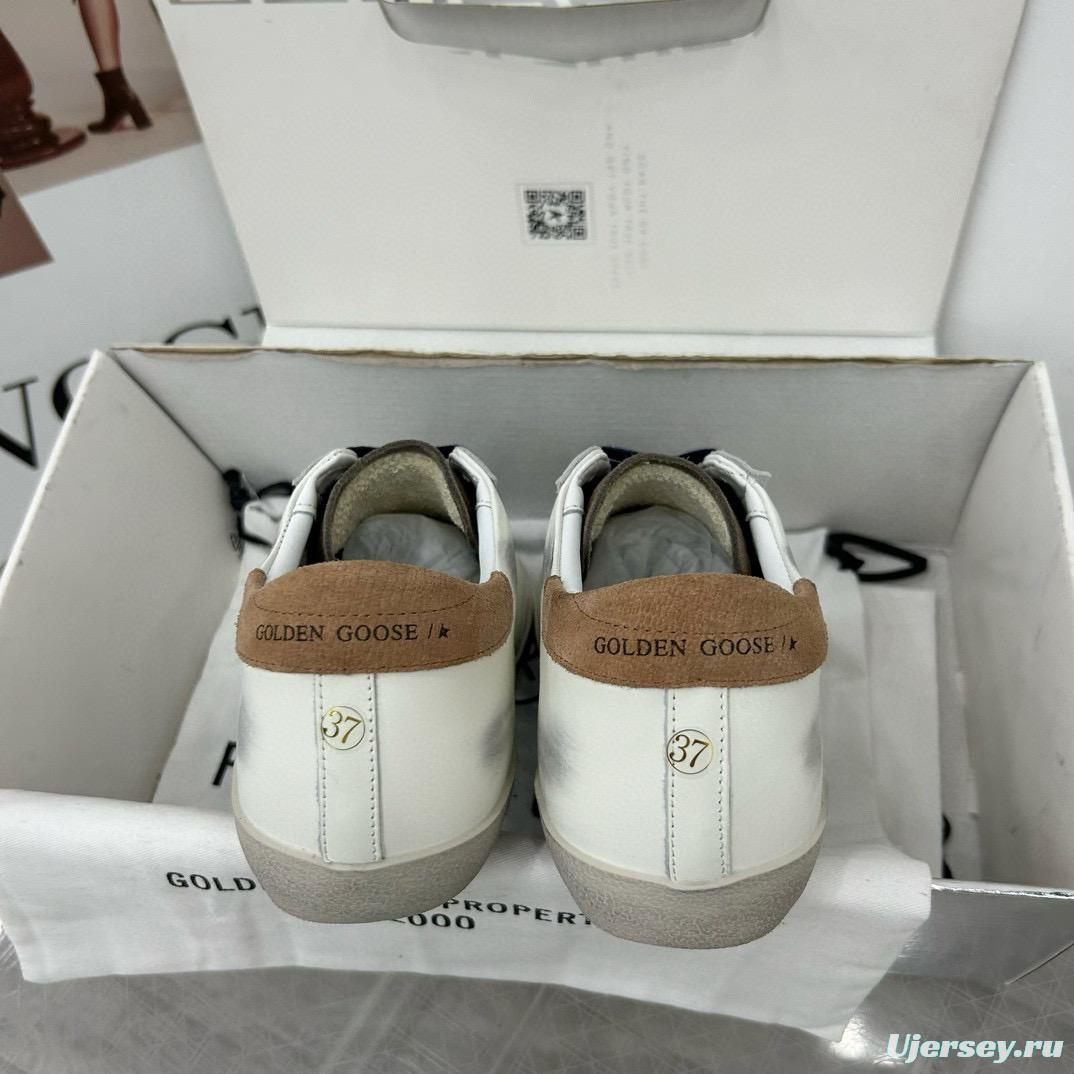 2025 Women GGDB White Black Suede Leather Sneakers