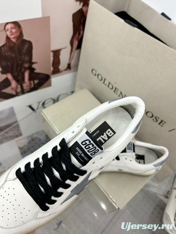 2024 Unisex GGDB White Grey Leather Sneakers MJ00260