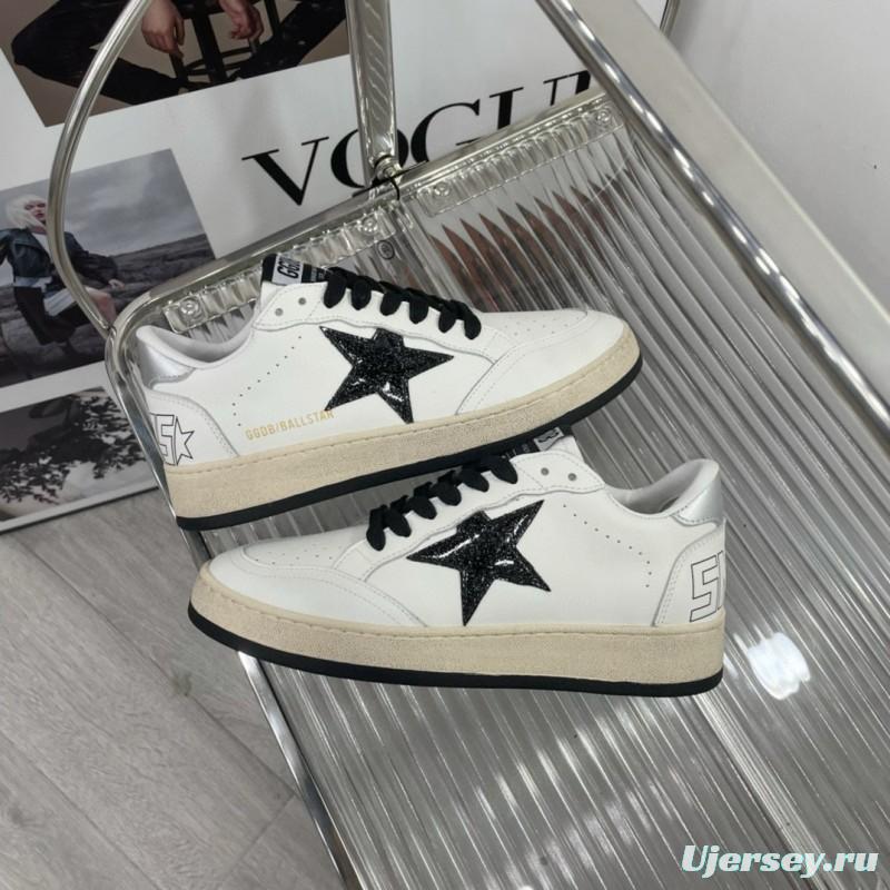 2024 Unisex GGDB White Black Leather Sneakers MJ00260