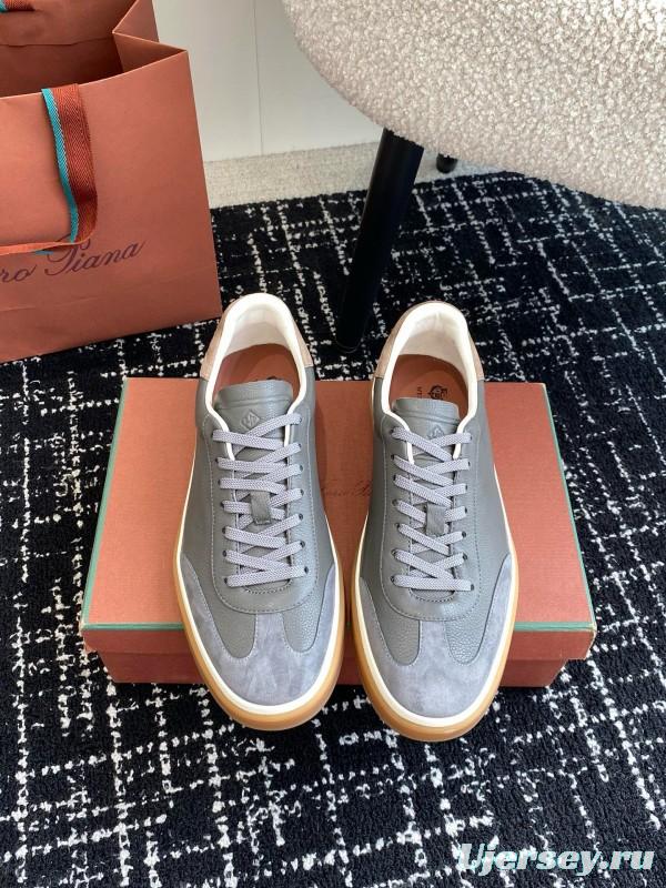 2024 Unisex LP Grey Suede Leather Plimsolls MJ00320