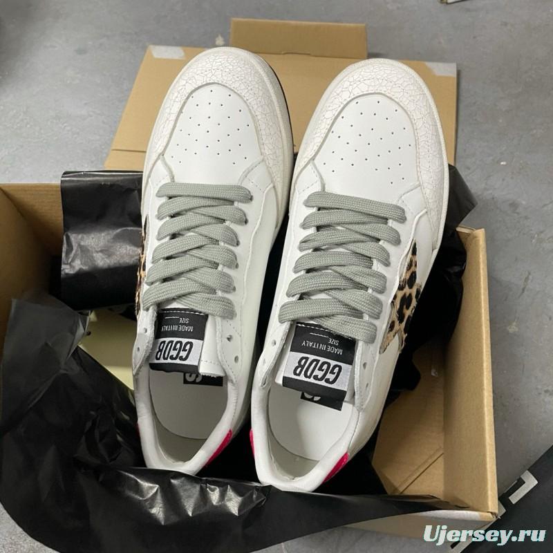2024 Unisex GGDB White Leopard Leather Sneakers MJ00260