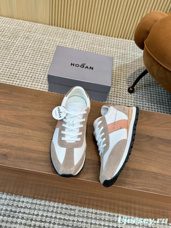 2025 Unisex TOM FORD White Brown Suede Leather Sneakers LY00360(F)/LY00370(M)