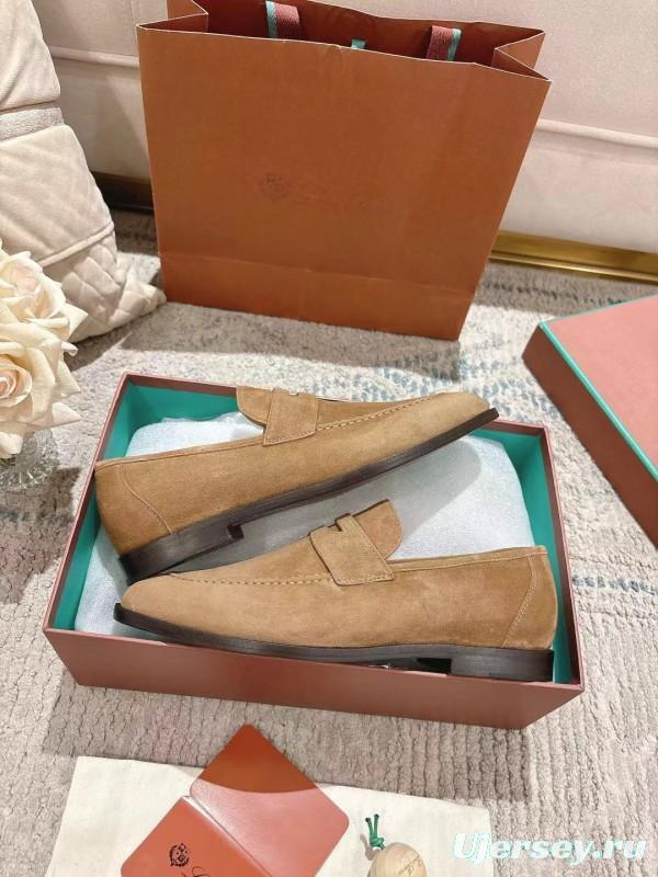 2025 Women LP Tan Suede Loafer LY00320