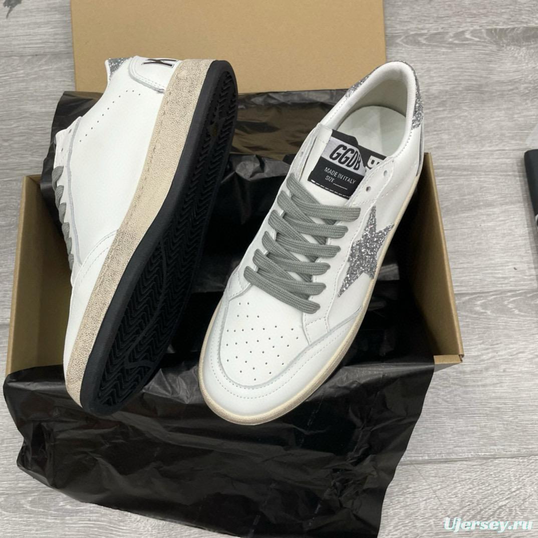 2024 Unisex GGDB White Grey Leather Sneakers MJ00260