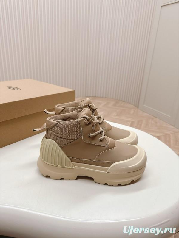 2024 Women UGG beige mesh leather Hiking Boot MJ00320