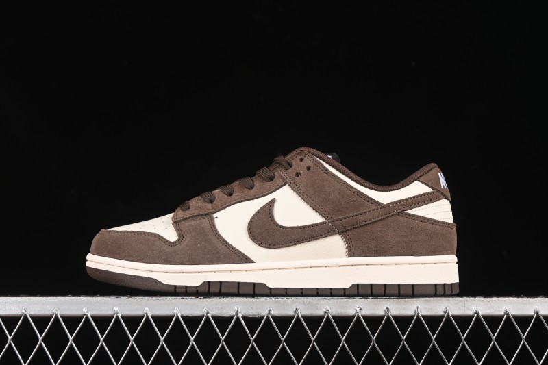 Nike SB Dunk Low White Mocha Low-Top Casual Skate Shoes - FQ8249-104