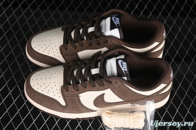 Nike SB Dunk Low White Mocha Low-Top Casual Skate Shoes - FQ8249-104