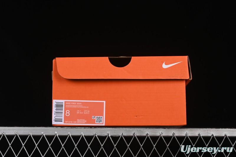 Nike Free 2025 Knit Breathable Cushioned Running Shoes - HF1078-100