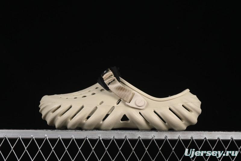 Crocs Bobs Flat Heel Closed Toe Slip-On Beach Clog Sandals