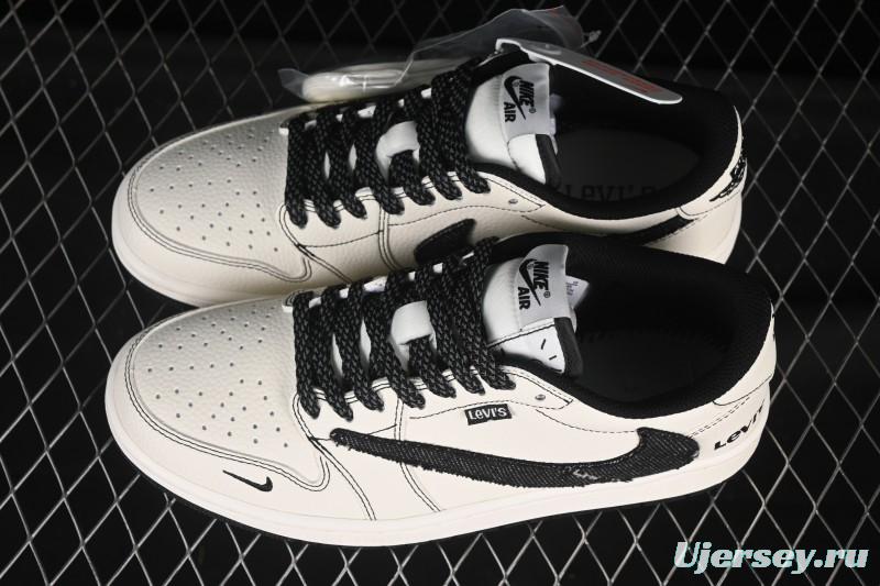 Levis x Jordan 1 Low AJ1 Cultural Casual Skate Shoes - LE2436-135