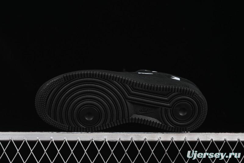 Nike Comme Des Garcons Air Force 1 Low Casual Sneakers with Full-Length Air Cushion - IB9949-001