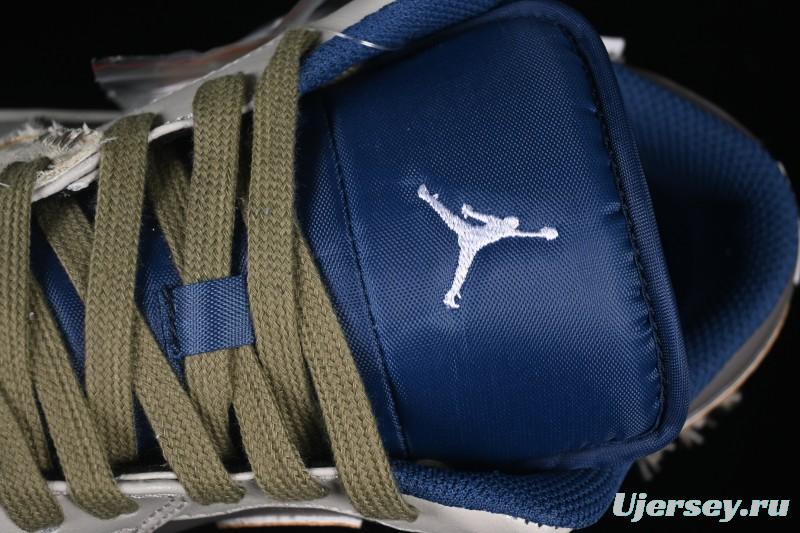 Nike Air Jordan 1 Low Retro Basketball Shoes Panda Mischief Pioneer Knight Brown Grey - 553558-414